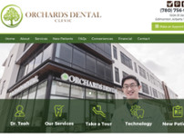 Orchards Dental website screenshot