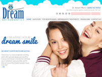 Dream Orthodontics website screenshot