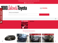 1000 Islands Toyota website screenshot