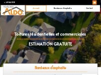 Website Screenshot Les Toitures Aldo