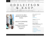 Screenshot for http://www.oddkauplaw.com