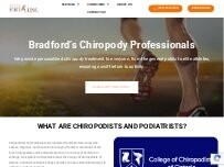 Website Screenshot Holland Foot Clinic