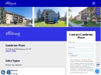 Website Screenshot Cambrian Place