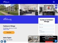 Website Screenshot Fairmont Village