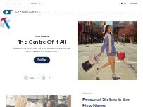 Website Screenshot CF Pacific Centre