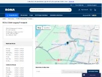 Website Screenshot RONA Châteauguay Principale