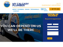 My Calgary Plumber website screenshot