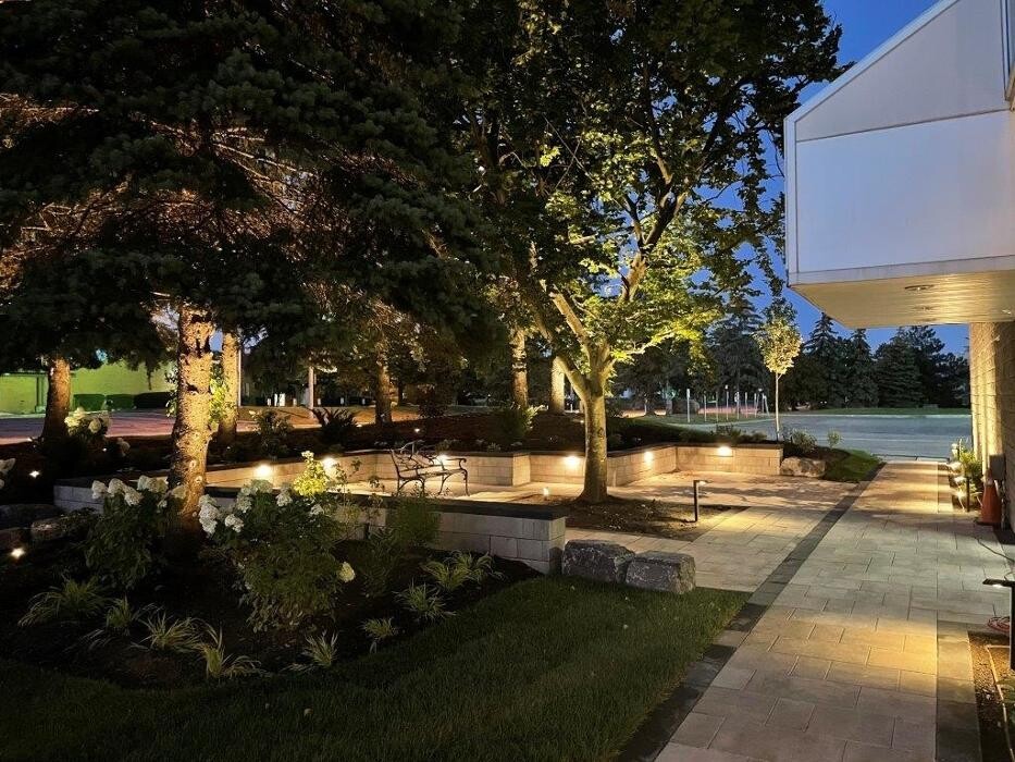 Images Empire Green Lawn Sprinkler's, Ltd & Knight Lights Landscape Lighting