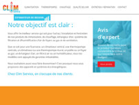 Clim Service website screenshot
