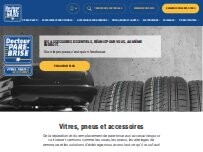 Website Screenshot Docteur du Pare-Brise