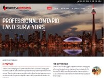 Website Screenshot Genesis Land Surveying Inc