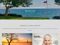 Lakefront Family Dental website screenshot