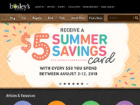 Bosley's By Pet Valu website screenshot