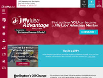 Jiffy Lube Burlington (Appleby) website screenshot