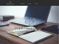 Website Screenshot Marie-Pierre Dionne