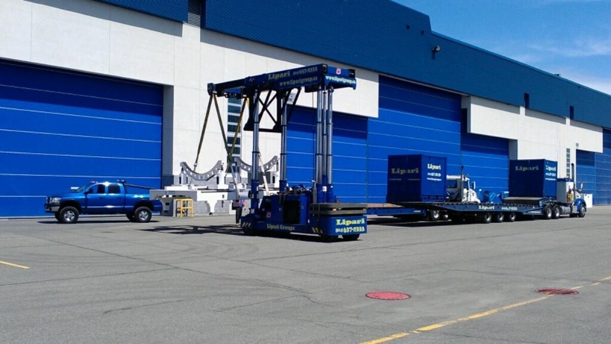 Images Groupe Lipari Déménagement de Machinerie