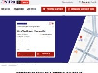 Website Screenshot VitroPlus / Ziebart - Cowansville