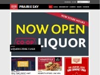 Website Screenshot Co-op Gas Bar