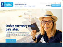 ICE-International Currency Exchange website screenshot