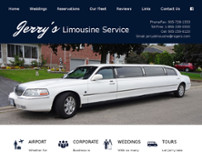 Jerry's Limousine Service website screenshot