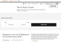 The Adelaide Hotel Toronto website screenshot