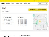 Website Screenshot Fido