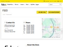 Website Screenshot Fido