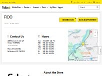Website Screenshot Fido