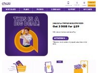 Website Screenshot chatr Mobile