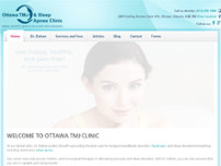 OTTAWA TMJ CLINIC website screenshot