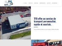 Website Screenshot Transport Francis Blanchard inc / TFB