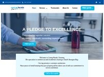 Website Screenshot Caring Hands Cleaning