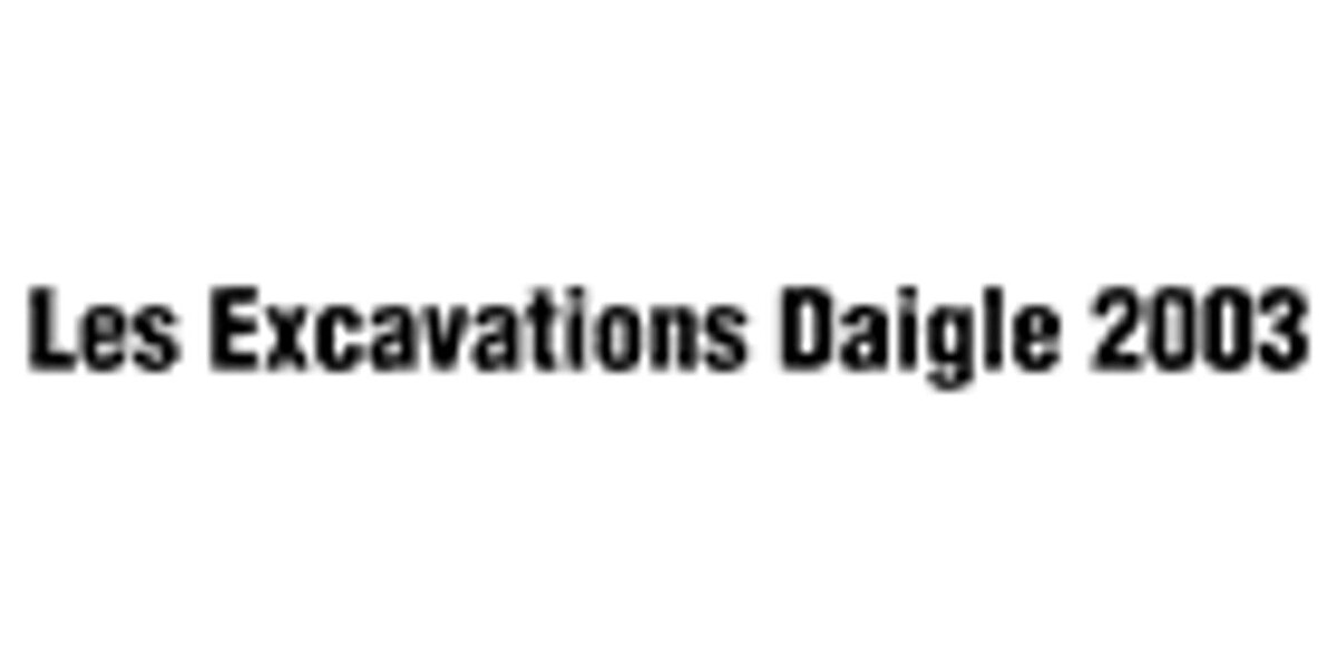 Les Excavations Daigle 2003 Logo