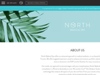 North Medical Spa website screenshot