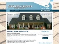 Website Screenshot Shingles & Shakes Roofing Co Ltd