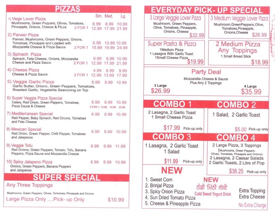 Images Super Vege Pizza