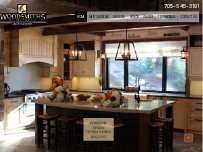 Website Screenshot Woodsmiths Of Muskoka Muskoka's Cabinetmaker