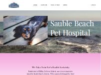 Website Screenshot Sauble Beach Pet Hospital