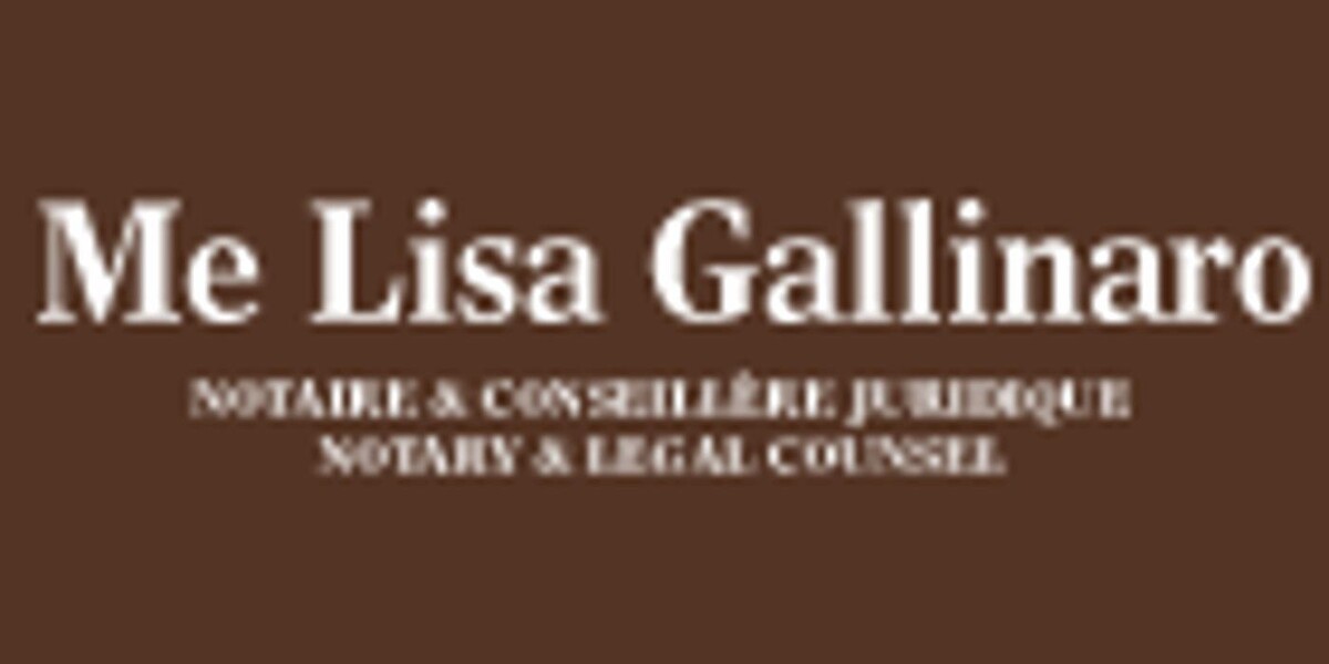 Me Lisa Gallinaro Notaire & Conseillère Juridique Logo