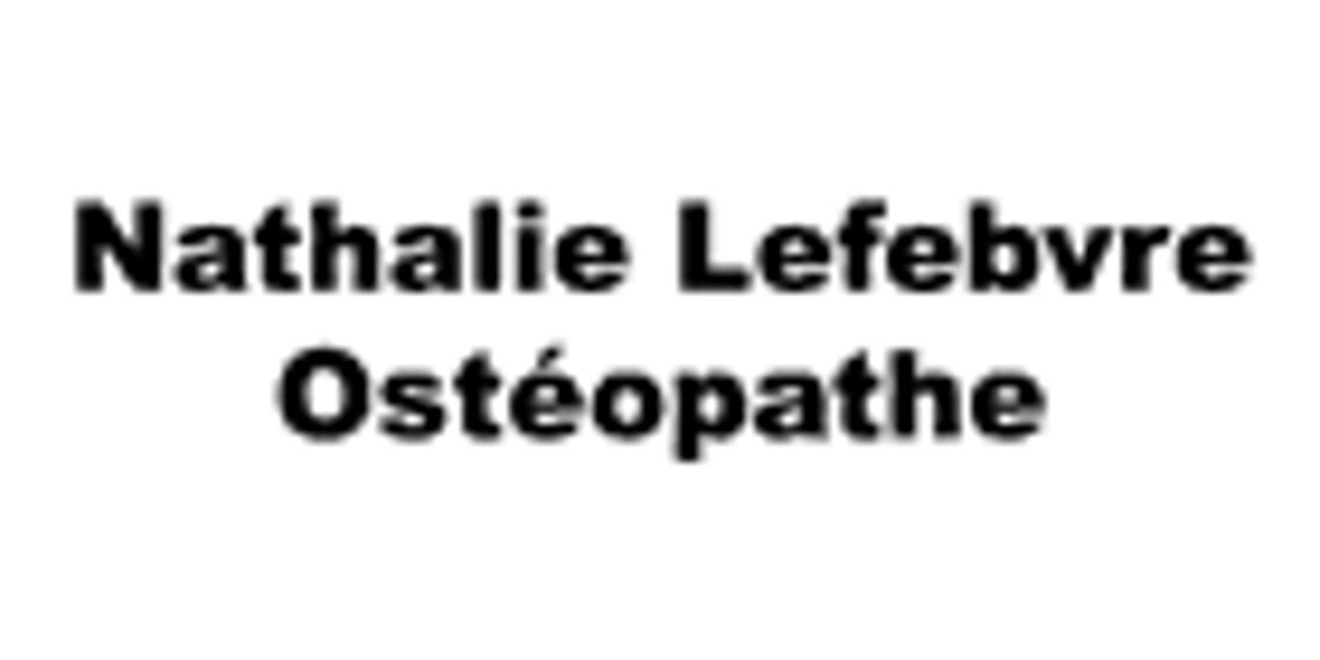 Nathalie Lefebvre Osteopathe Logo