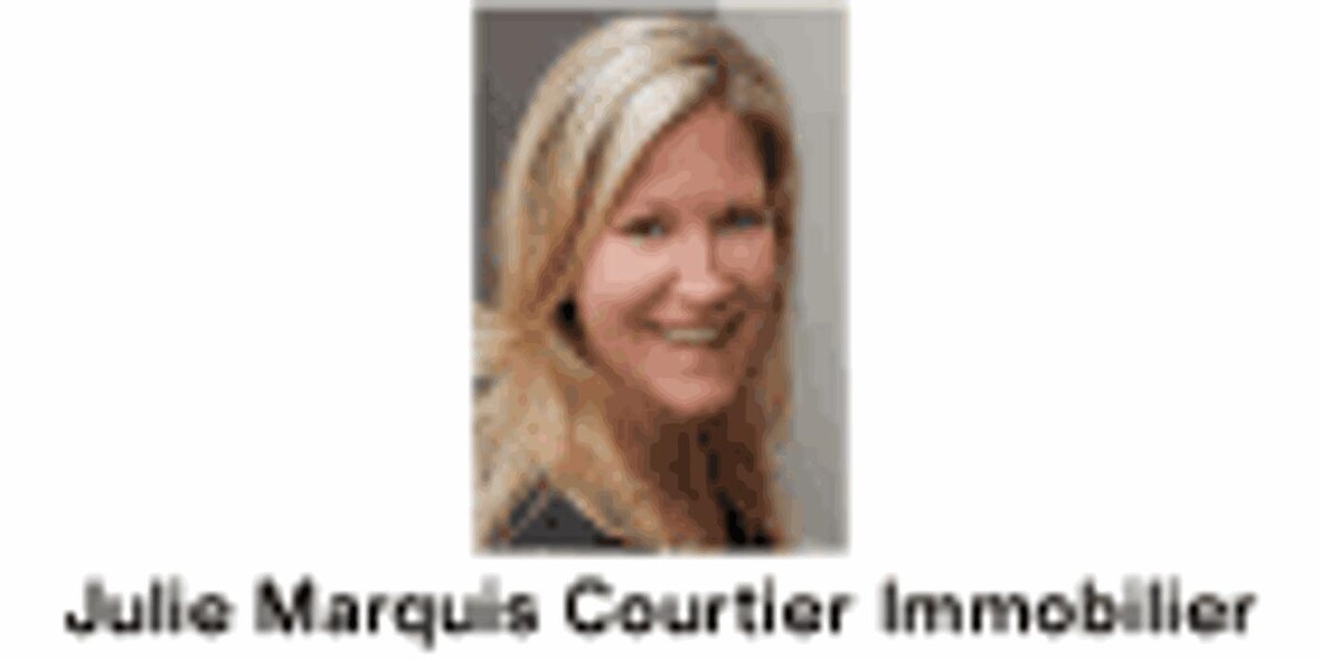 Julie Marquis - Courtier immobilier Royal LePage Blanc & Noir Logo