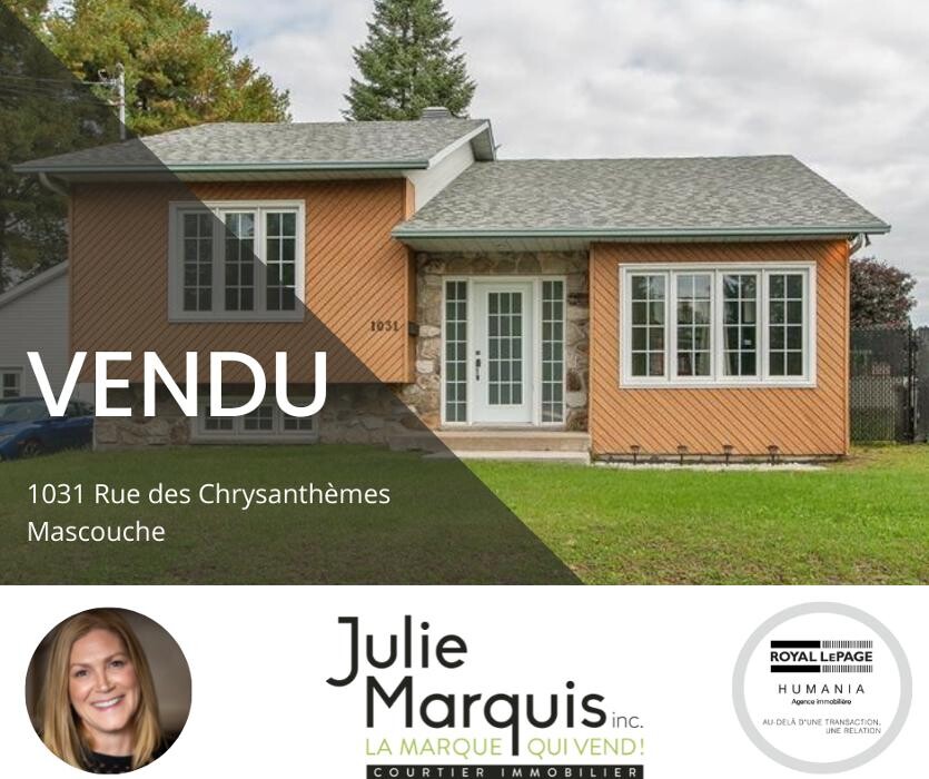 Images Julie Marquis - Courtier immobilier Royal LePage Blanc & Noir Sainte-Thérèse