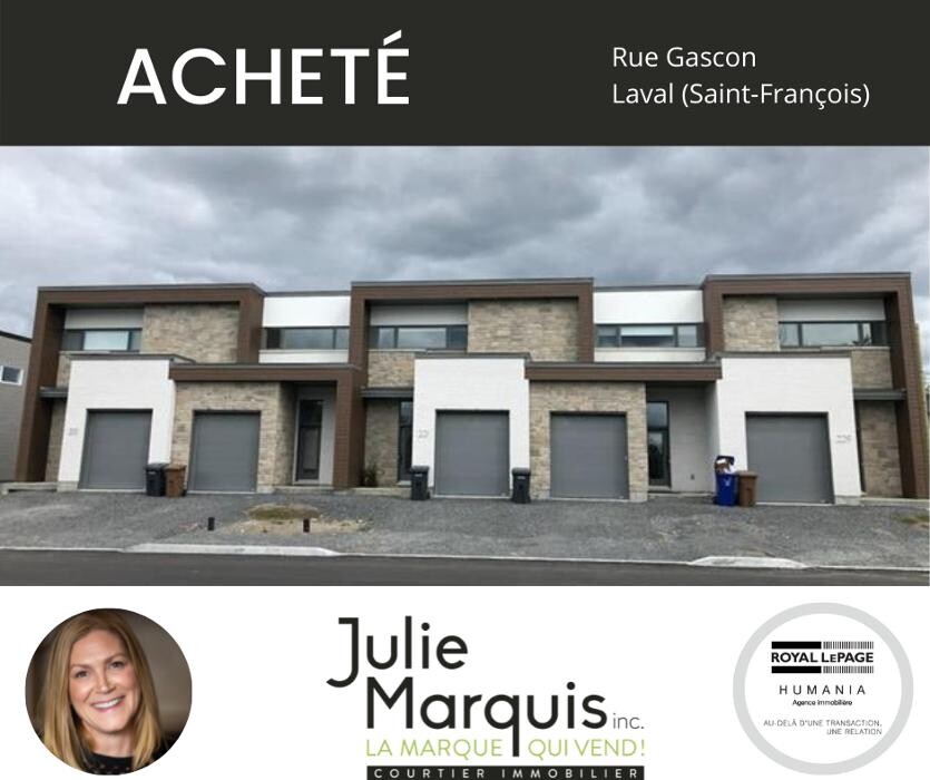 Images Julie Marquis - Courtier immobilier Royal LePage Blanc & Noir Sainte-Thérèse