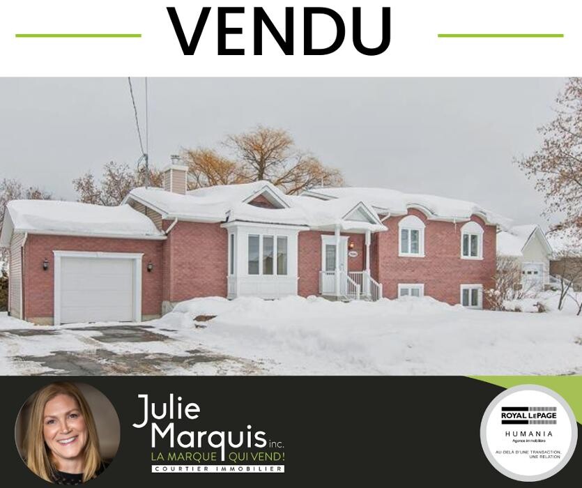Images Julie Marquis - Courtier immobilier Royal LePage Blanc & Noir Sainte-Thérèse