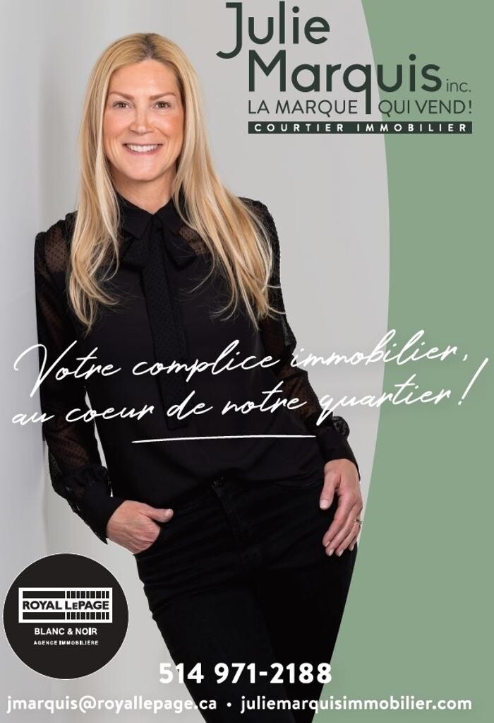 Images Julie Marquis - Courtier immobilier Royal LePage Blanc & Noir Sainte-Thérèse