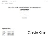 Website Screenshot Calvin Klein