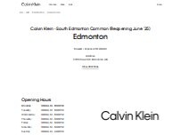 Website Screenshot Calvin Klein