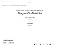 Website Screenshot Calvin Klein