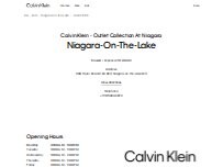 Website Screenshot Calvin Klein
