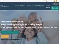 Website Screenshot Reflections Mental Health Group